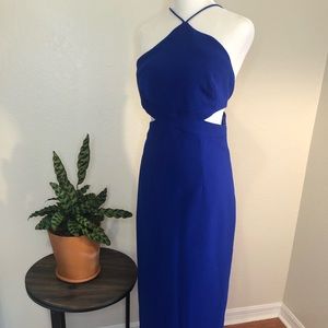 Aidan Mattox Royal blue gown
